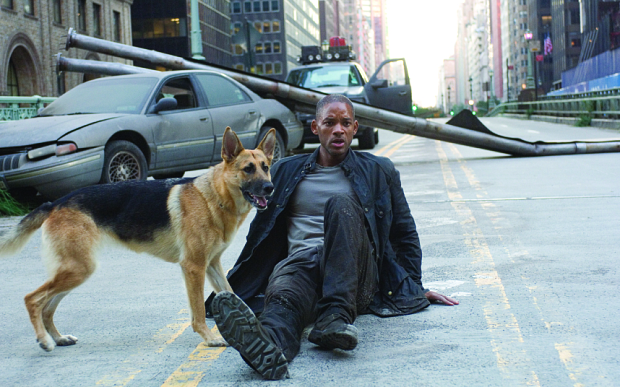 Film Title: I am Legend...WILL SMITH stars as Robert Neville in Warner Bros. Pictures? and Village Roadshow Pictures? sci-fi action adventure ?I Am Legend,? distributed by Warner Bros. Pictures.